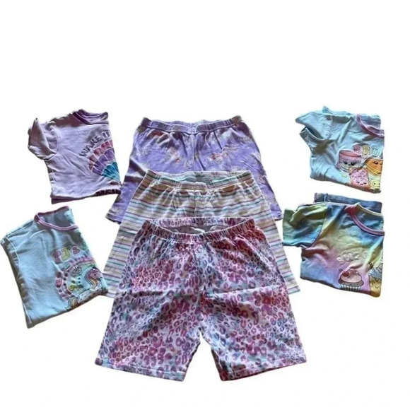 The Children’s Place Short Sleeves Pajama Tops and Short Pants SZ 16 (XL) #1201 - Picture 1 of 9